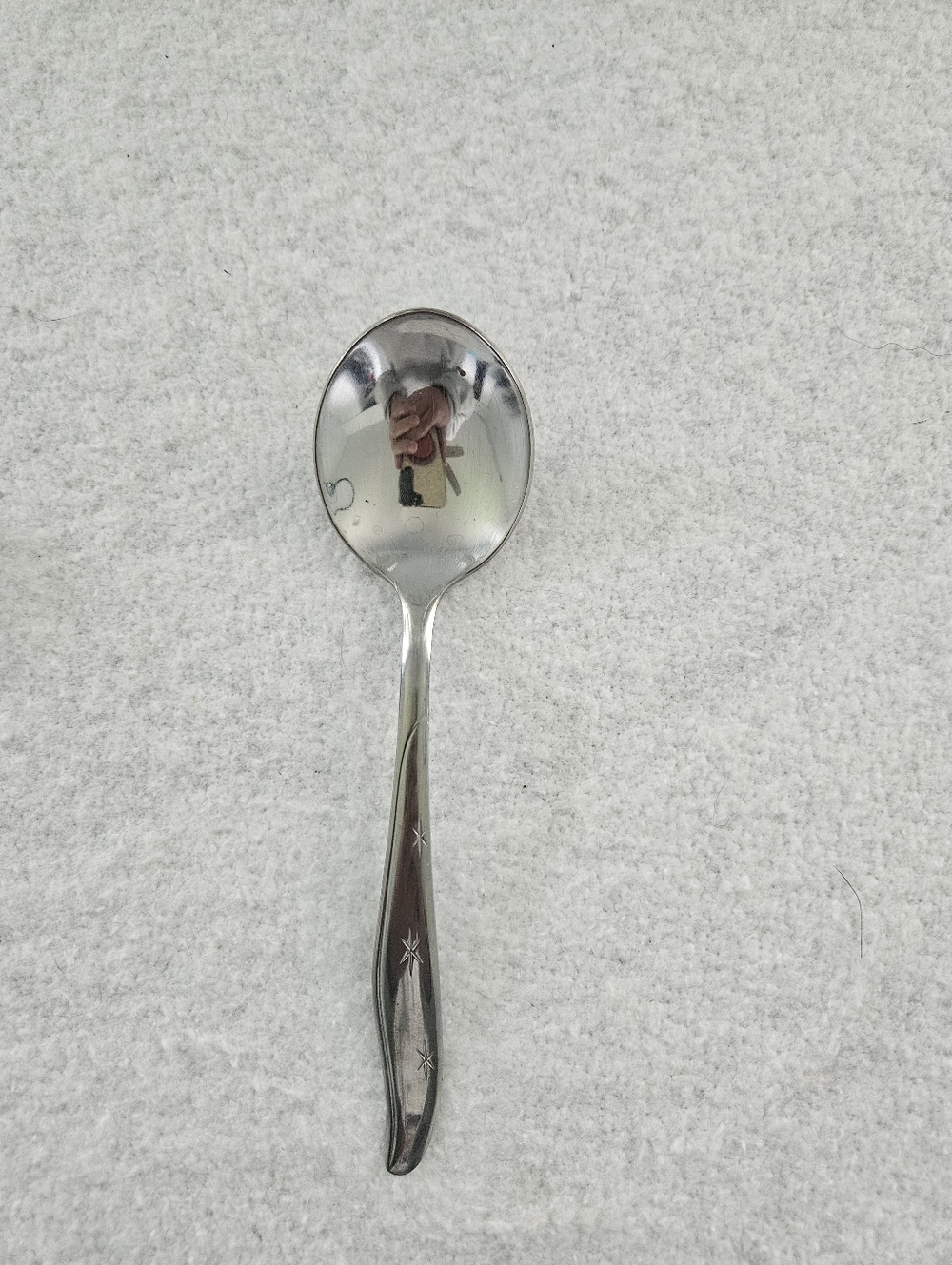 Mar Crest Atomic Star Stainless Flatware, 10 Teaspoons, 1 Ice Tea Spoon, 1 Soup - Picture 6 of 6
